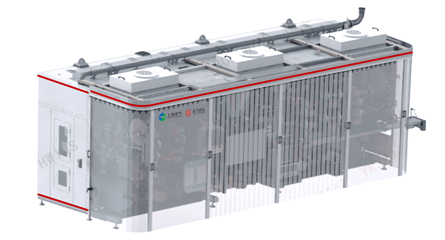 3C electrode-making integrated machine